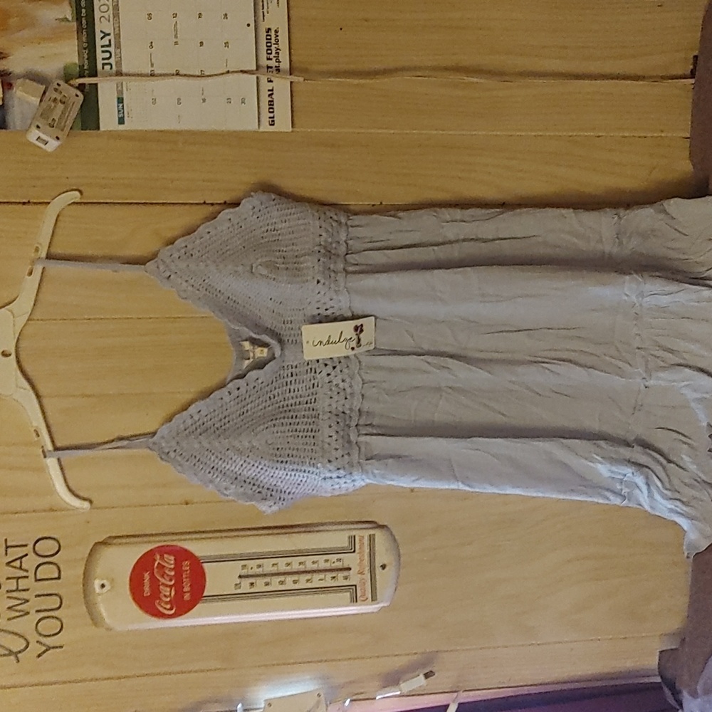 Indulge 3X Boho Knit Mini Dress NWT